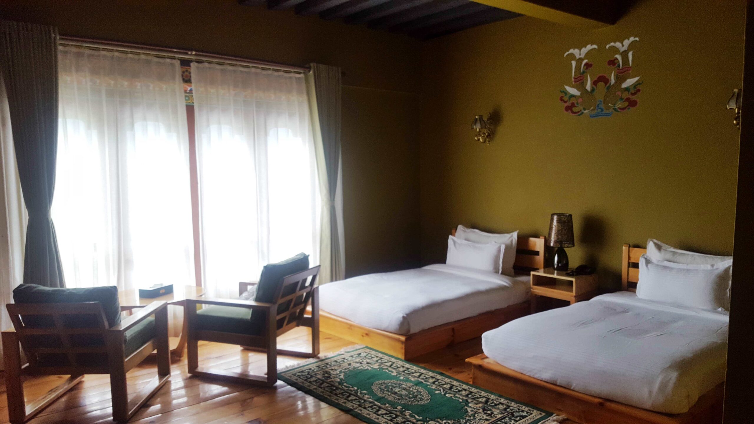 Bhutan hotel room