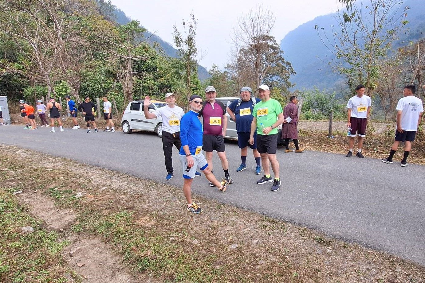 Marathon in Bhutan